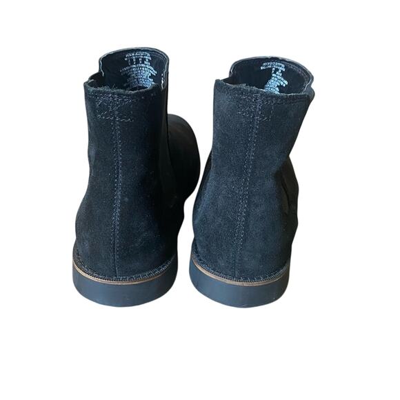 American Eagle Outfitters Black Chelsea Boots size 12 suede leather classic - Picture 4 of 9